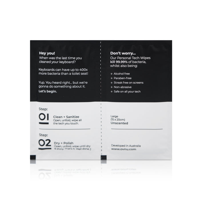 OVNU Personal Tech Wipes