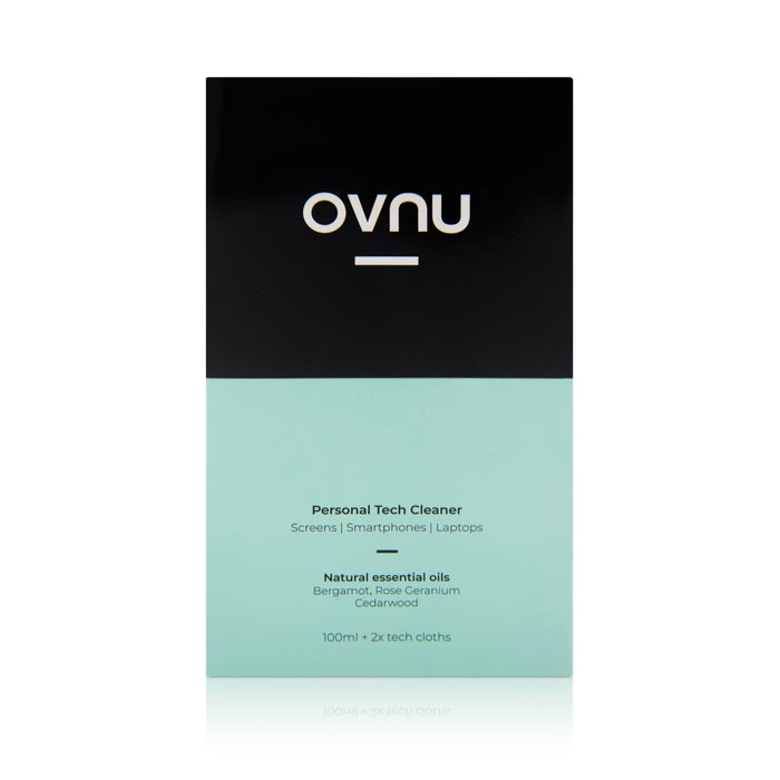 OVNU Personal Tech Cleaner 100ml | Bergamot, Rose Geranium & Cedarwood