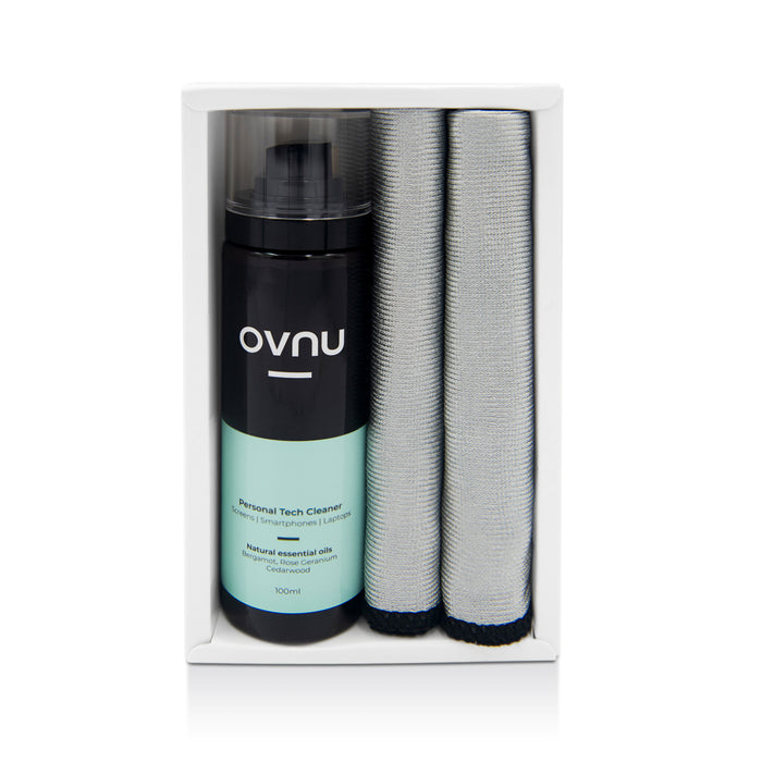 OVNU Personal Tech Cleaner 100ml | Bergamot, Rose Geranium & Cedarwood